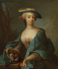 Portrait of a Lady, 1740. Creator: Olof Arenius