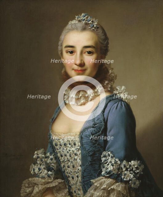 Portrait of a Lady, 1753. Creator: Alexander Roslin.
