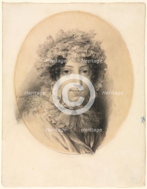 Portrait of a Lady, 1767-1855. Creator: Jean-Baptiste Isabey (French, 1767-1855).