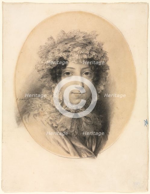 Portrait of a Lady, 1767-1855. Creator: Jean-Baptiste Isabey (French, 1767-1855).
