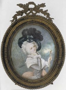 Portrait of a lady, 1800-1899. Creator: A Thumerelle