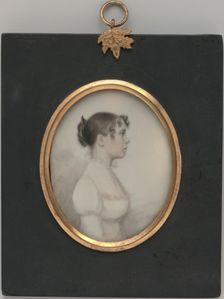 Portrait of a Lady, 1813. Creator: William P. Sheys