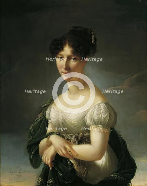Portrait of a lady, 1822. Creator: Eugènie Tripier Lefranc.