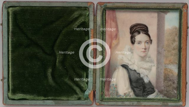 Portrait of a Lady, 1822. Creator: John Robinson.