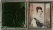 Portrait of a Lady, 1822. Creator: John Robinson