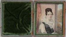 Portrait of a Lady, 1822. Creator: John Robinson