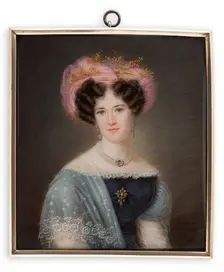 Portrait of a lady, 1828. Creator: Anders Gustaf Andersson