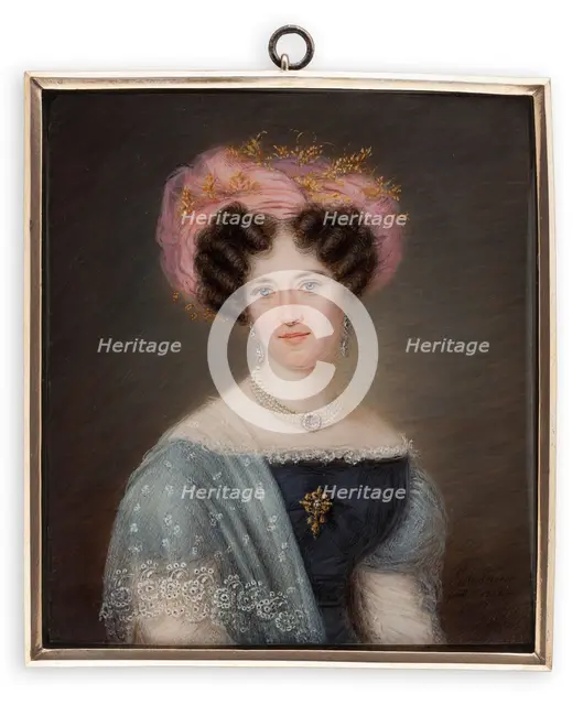 Portrait of a lady, 1828. Creator: Anders Gustaf Andersson.