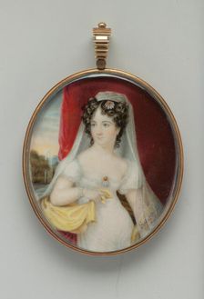 Portrait of a Lady, 1830. Creator: Frederick R. Spencer