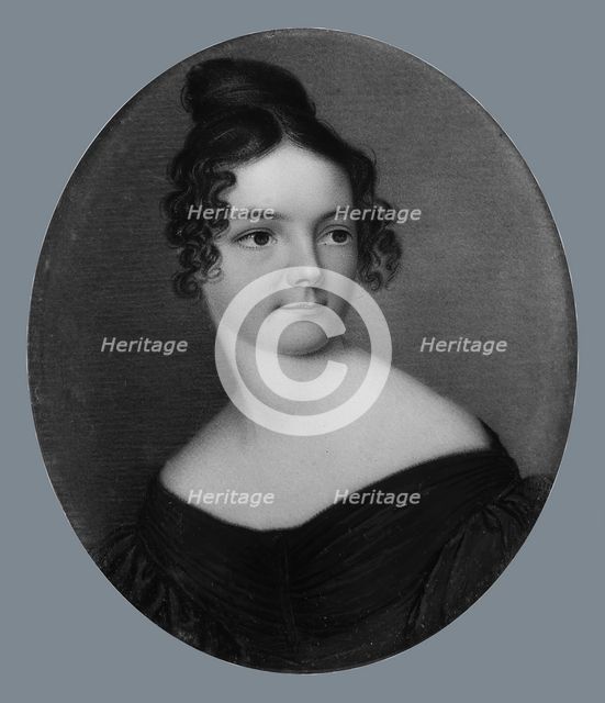 Portrait of a Lady, 1834. Creator: James Passmore Smith.
