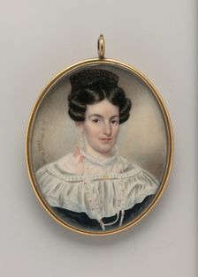 Portrait of a Lady, 1834. Creator: Moses B Russell