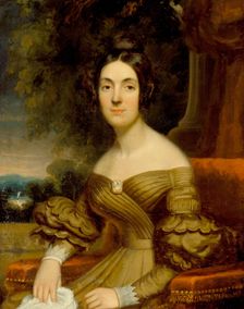 Portrait of a Lady, 1835. Creator: Frederick R. Spencer