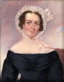 Portrait of a Lady, 1837. Creator: Samuel Broadbent