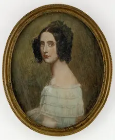 Portrait of a lady, 1840. Creator: Joseph Karl Stieler