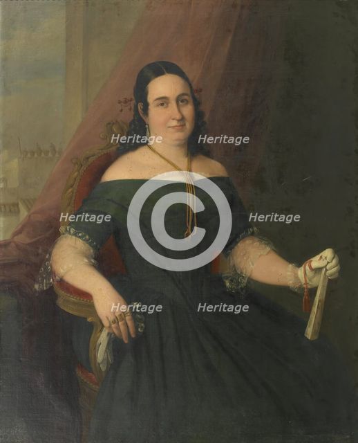 Portrait of a Lady, 1842. Creator: Antonio María Esquivel.