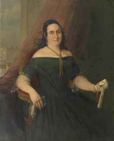Portrait of a Lady, 1842. Creator: Antonio María Esquivel