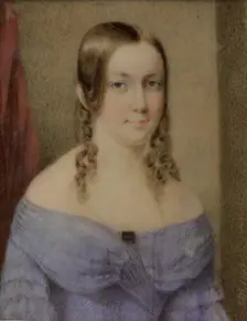 Portrait of a Lady, 1842. Creator: Edward Dalton Marchant