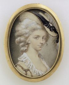 Portrait of a lady, 1846-1891. Creator: Elise Arnberg