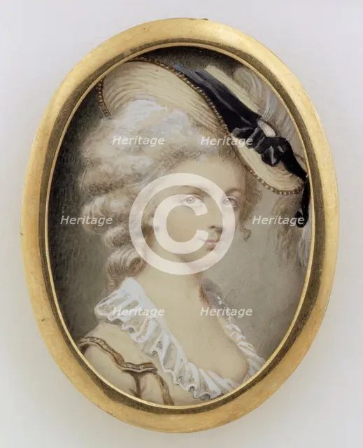Portrait of a lady, 1846-1891. Creator: Elise Arnberg.