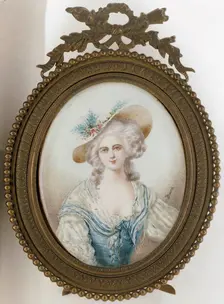 Portrait of a lady, 1850-1869. Creator: Mrs Braine