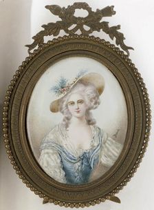 Portrait of a lady, 1850-1869. Creator: Mrs Braine