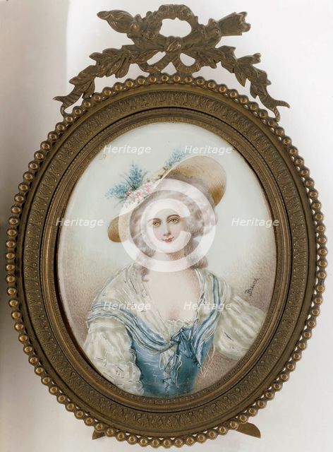 Portrait of a lady, 1850-1869. Creator: Mrs Braine.