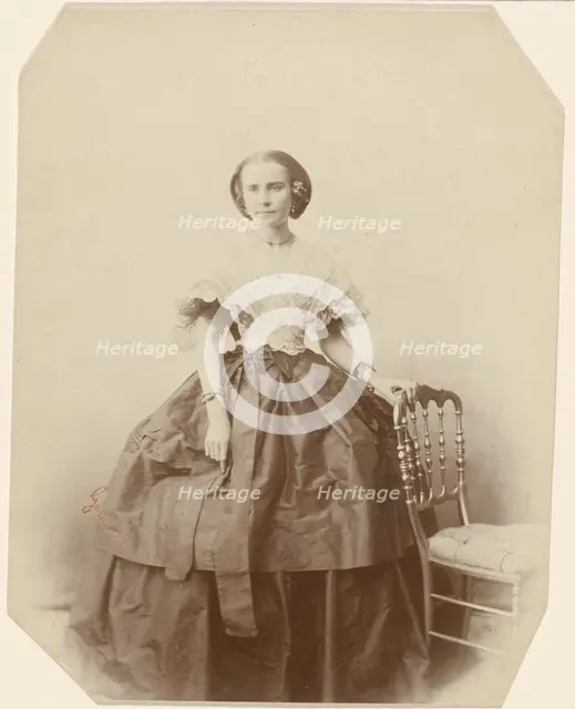 Portrait of a Lady, 1855. Creator: Gustave Le Gray.