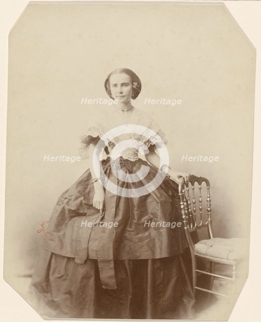 Portrait of a Lady, 1855. Creator: Gustave Le Gray.