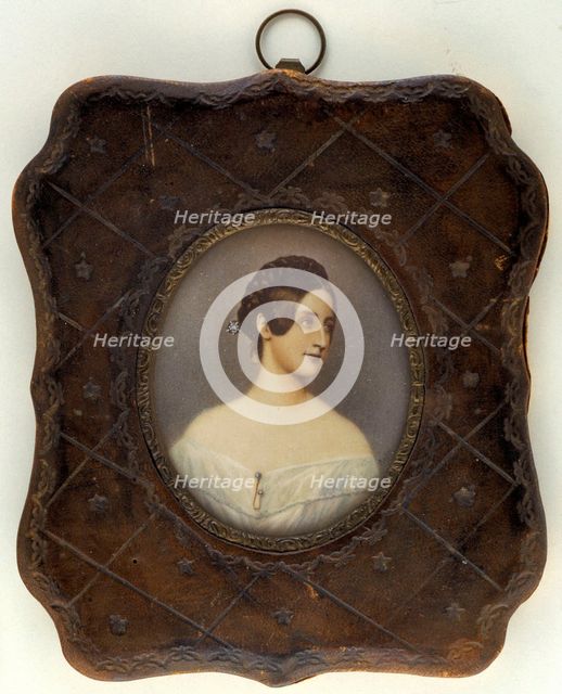 Portrait of a lady, 1860. Creator: Unknown.