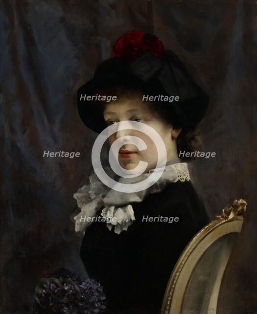 Portrait of a Lady, 1880-1889. Creator: Gunnar Berndtson.