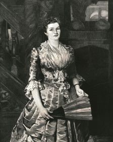 'Portrait of a Lady 1888. Creator: Sir Lawrence Alma-Tadema
