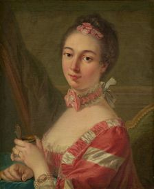Portrait of a Lady, 18th century. Creator: Anon