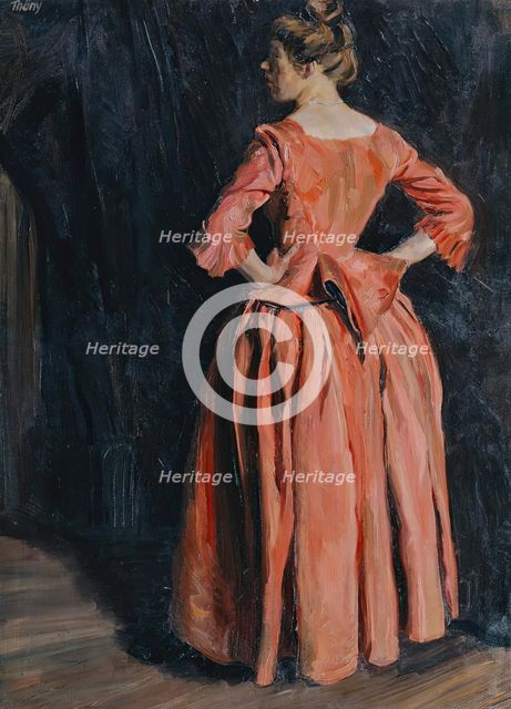 Portrait of a lady, 1911. Creator: Wilhelm Thony.