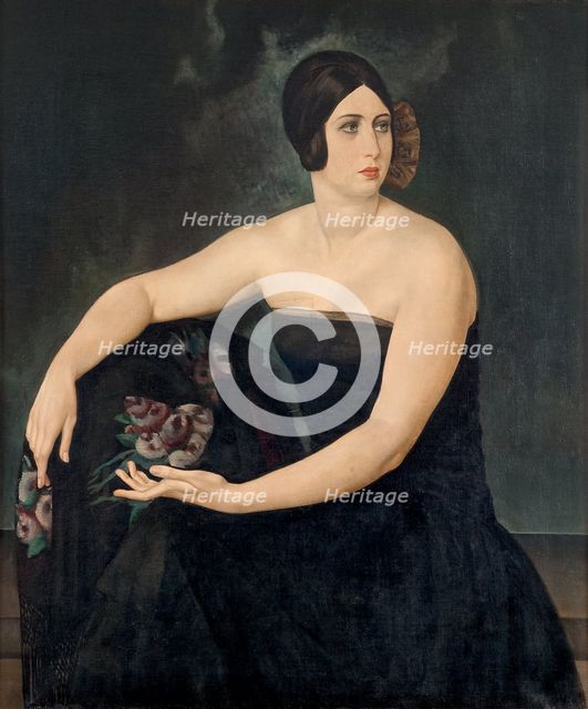 Portrait of a Lady, 1924. Creator: Oppi, Ubaldo (1889-1942).