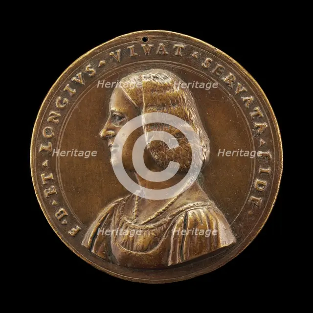 Portrait of a Lady [obverse]. Creator: Giovanni Maria Pomedelli.