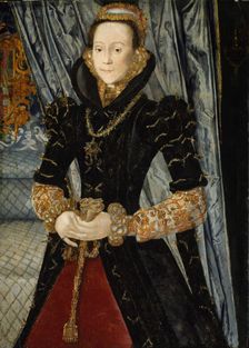 Portrait of a Lady of the Wentworth Family (Probably Jane Cheyne), 1563. Creator: Hans Eworth
