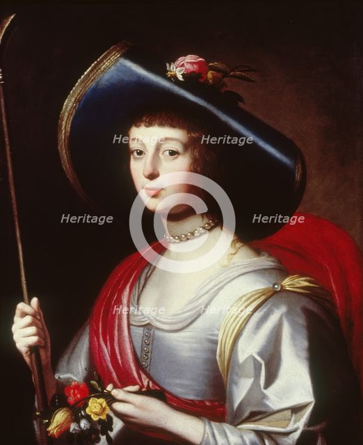 Portrait of a Lady of the Court as a Shepherdess, c1628. Creator: Gerrit van Honthorst.