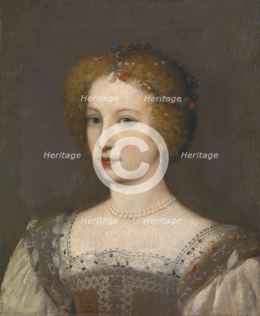 Portrait of a Lady, about 1650. Creator: Unknown.