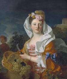 Portrait of a Lady as Pomona, early 18th century. Creator: Jean Ranc