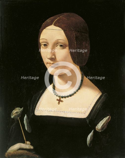 Portrait of a Lady as Saint Lucy. Artist: Boltraffio, Giovanni Antonio (1467-1516)