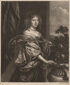 Portrait of a Lady beside a Rose Bush, c. 1655. Creator: Wallerant Vaillant