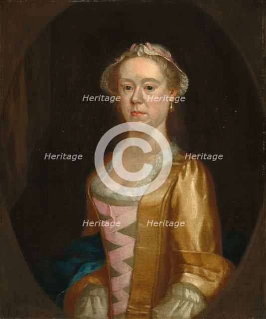 Portrait of a Lady, c. 1730/1750. Creator: Unknown.