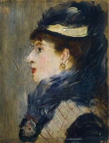 Portrait of a Lady, c. 1879. Creator: Edouard Manet