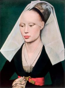 Portrait of a Lady c1460 (1927)Artist: Rogier Van der Weyden