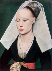 Portrait of a Lady c1460 (1927)Artist: Rogier Van der Weyden