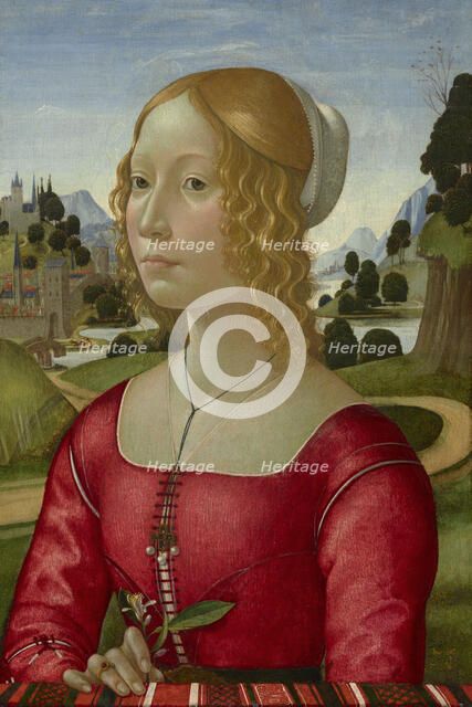 Portrait Of A Lady, c1490. Creator: Domenico Ghirlandaio.