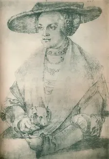 Portrait of a Lady c1500-1520, (1903). Artist: Albrecht Durer
