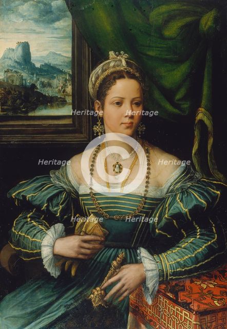 Portrait of a Lady, c1530-1540. Creator: Girolamo da Carpi?.