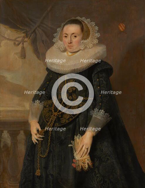 Portrait of a Lady, c1625-1630. Creator: Pieter Soutman.