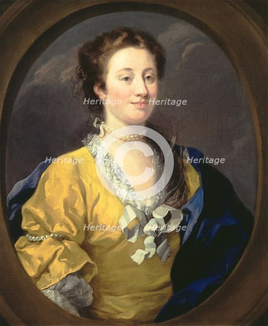 Portrait of a Lady, c1740. Creator: William Hogarth.